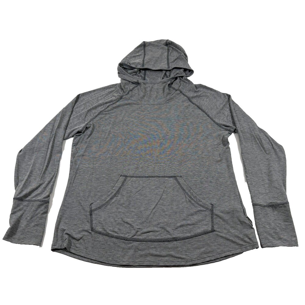 ExOfficio Insect Shield Hoodie Women Lightweight Pullover Outdoor Sweater Sz XL